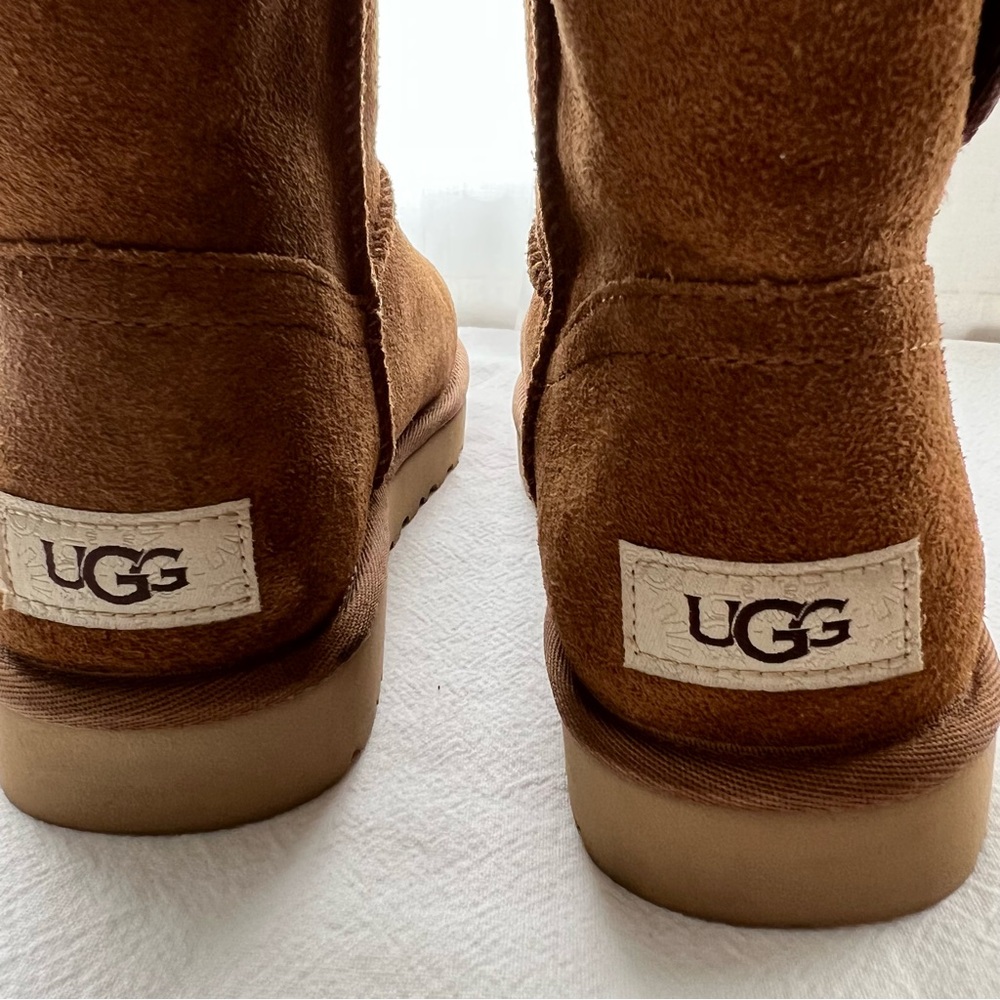 UGG MARCIELA II CHESTNUT BOOTS WOMEN'S Size 37 New - Picture 10 of 11